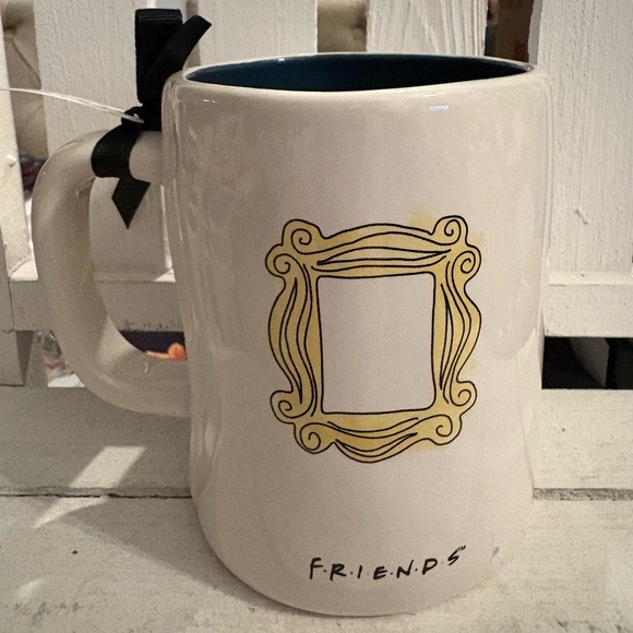 Rae Dunn Friends Mug with Black Ribbon - Picture 3 of 4